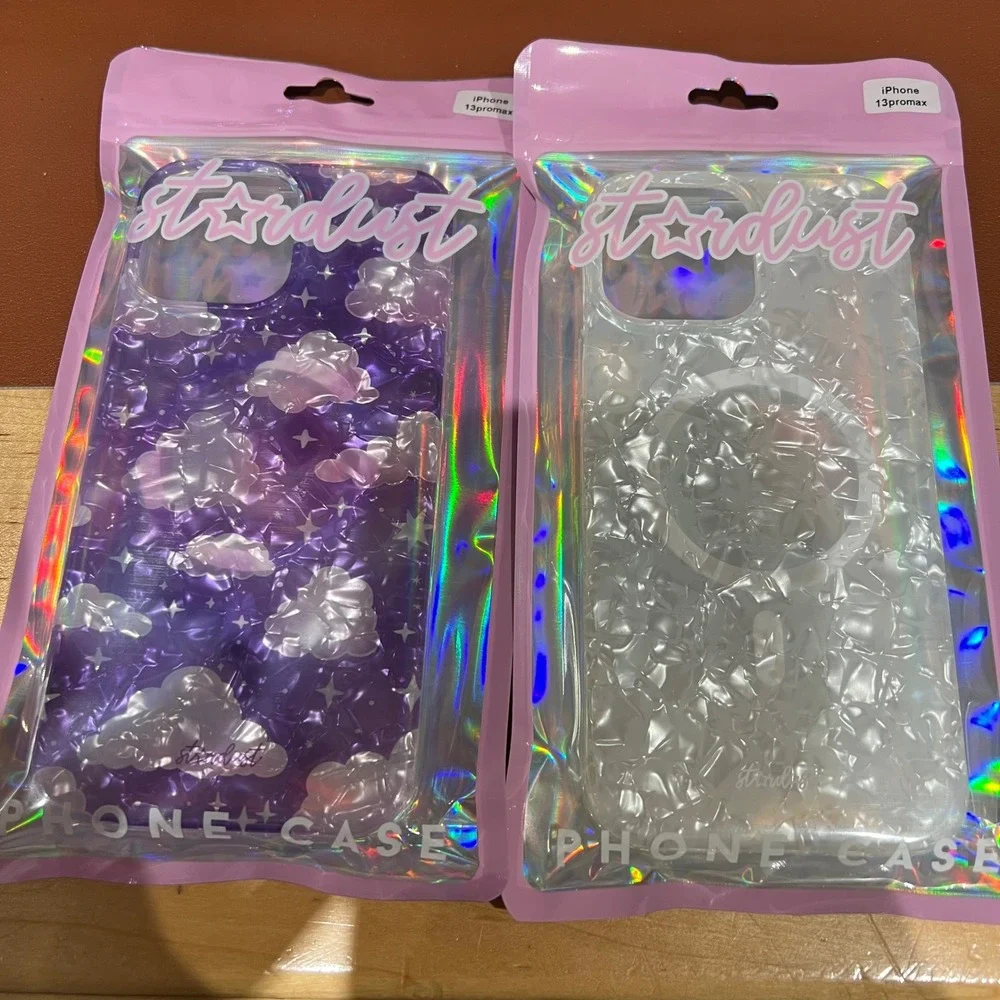 Stardust Bundle iPhone‎ 13 Pro Max Case MagSafe Frosted Pearl Amethyst Dreams
